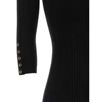 Rochii Elisabetta Franchi Dama - Rochii Elisabetta Franchi Elisabetta Franchi Knitted Dress Black Femei (BM 18664905) - B-mall.ro