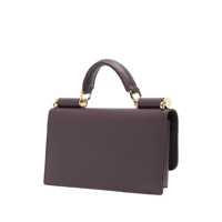 Genti de mana Dolce & Gabbana Dama - Genti de mana Dolce & Gabbana Violet Handbag With Logo Plaque In Grained Leather Woman Purple Femei (BM 18665490) - B-mall.ro