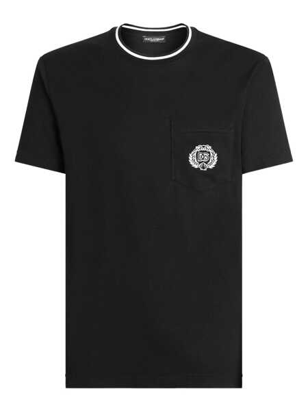 Topuri Dolce & Gabbana Dolce & Gabbana Private Wardrobe T-Shirt Black Barbati (BM 18666894) 1