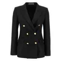 Sacouri Tagliatore Wool Double-Breasted Jacket Femei