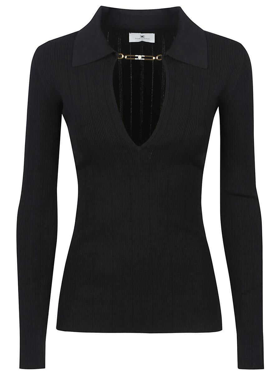 Pulovere Elisabetta Franchi Elisabetta Franchi Sweater Black Femei (BM 18669126) 1
