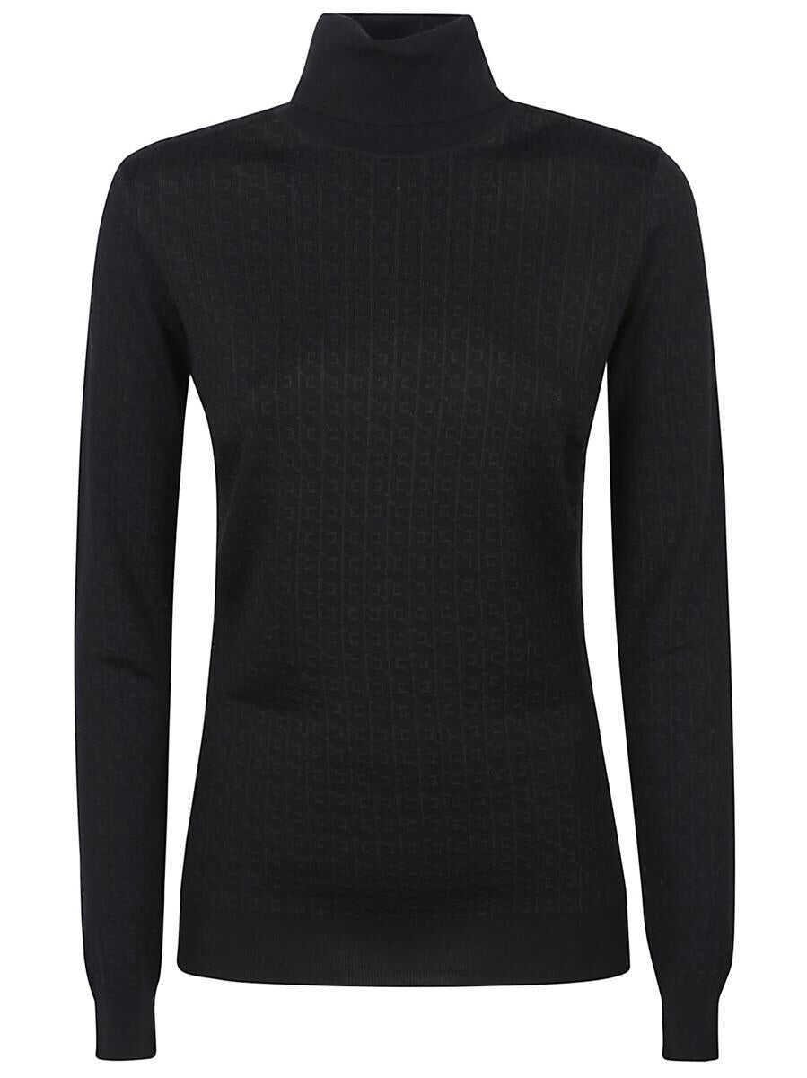 Pulovere Elisabetta Franchi Elisabetta Franchi Sweater Black Femei (BM 18669132) 1