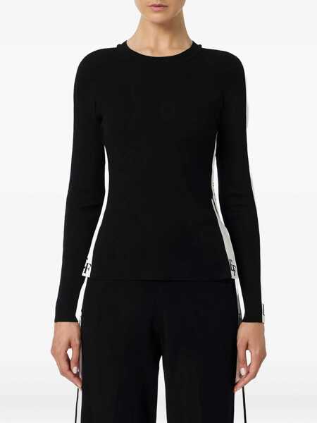 Pulovere Elisabetta Franchi Elisabetta Franchi Sweater NERO/MILK Femei (BM 18669144) 2