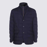 Geci de iarna Herno Dark Blue Down Jacket Barbati