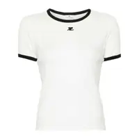 Tricouri Courrèges Cotton T-Shirt Femei