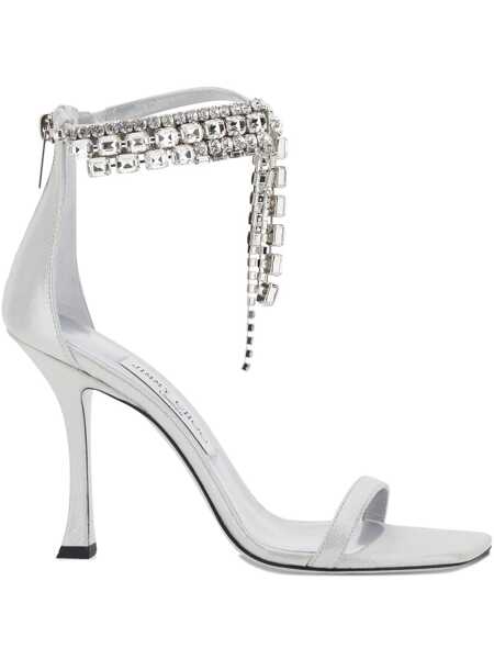 Pantofi cu toc Jimmy Choo Jimmy Choo Sandals SILVER Femei (BM 18670773) 1