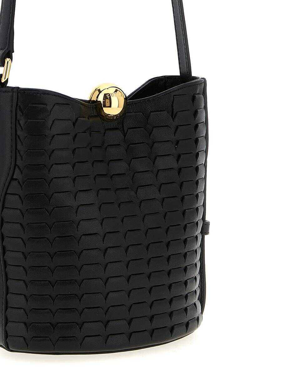 Genti de umar Furla Furla Furla Sfera Soft Mini Bucket Bag Black Femei (BM 18671001) 3