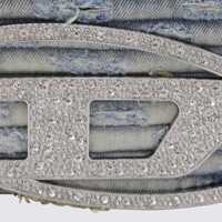 Genti de umar Diesel Dama - Genti de umar Diesel Diesel Denim Leather D Shoulder Bag Navy Femei (BM 18671286) - B-mall.ro