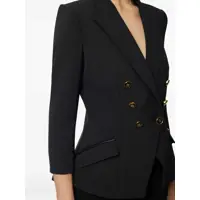 Geci Dama - Paltoane Elisabetta Franchi WOMENS JACKET Black Femei (BM 18671844) - B-mall.ro