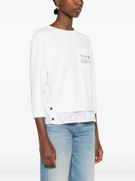 Pulovere Elisabetta Franchi WOMENS SWEATER White Femei (BM 18671874) 3