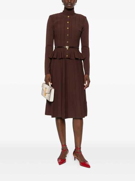 Pulovere Elisabetta Franchi WOMENS KNITTED SWEATER Brown Femei (BM 18671877) 2