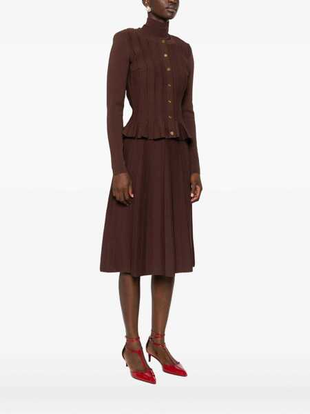 Pulovere Elisabetta Franchi WOMENS KNITTED SWEATER Brown Femei (BM 18671877) 3