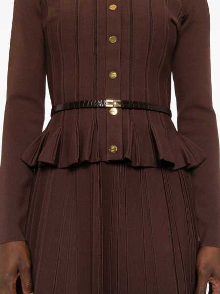 Pulovere Elisabetta Franchi WOMENS KNITTED SWEATER Brown Femei (BM 18671877) 5