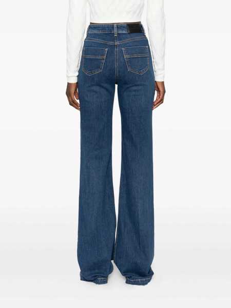 Pantaloni Elisabetta Franchi WOMENS JEANS TROUSERS Blue Femei (BM 18671889) 4