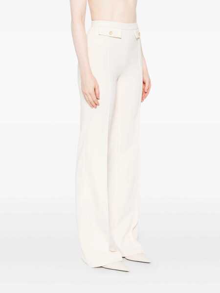 Pantaloni Elisabetta Franchi WOMENS PANTS White Femei (BM 18671895) 3