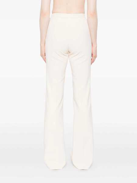 Pantaloni Elisabetta Franchi WOMENS PANTS White Femei (BM 18671895) 4