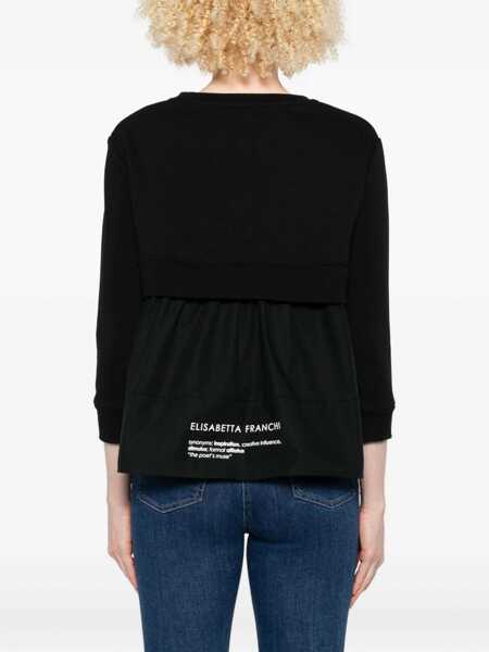 Pulovere Elisabetta Franchi WOMENS SWEATER Black   Femei (BM 18671898) 4