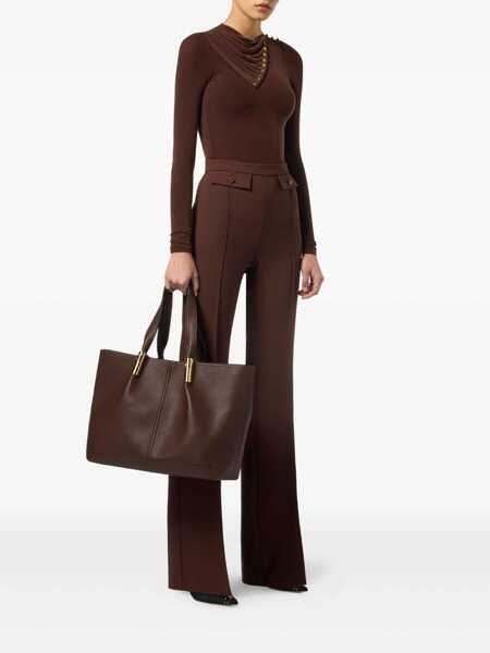 Pantaloni Elisabetta Franchi WOMENS PANTS Brown Femei (BM 18671904) 2