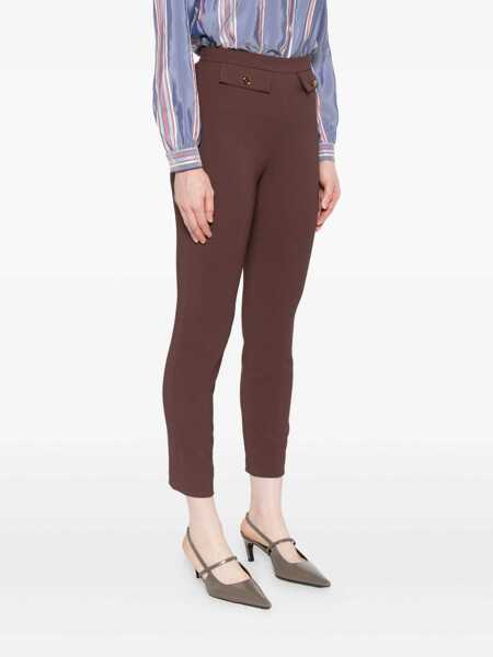 Pantaloni Elisabetta Franchi WOMENS PANTS Brown Femei (BM 18671907) 3