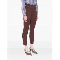 Imbracaminte Dama pagina 23 - Pantaloni Elisabetta Franchi WOMENS PANTS Brown Femei (BM 18671907) - B-mall.ro