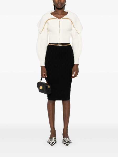 Pulovere Elisabetta Franchi WOMENS KNITTED SWEATER White Femei (BM 18671910) 2