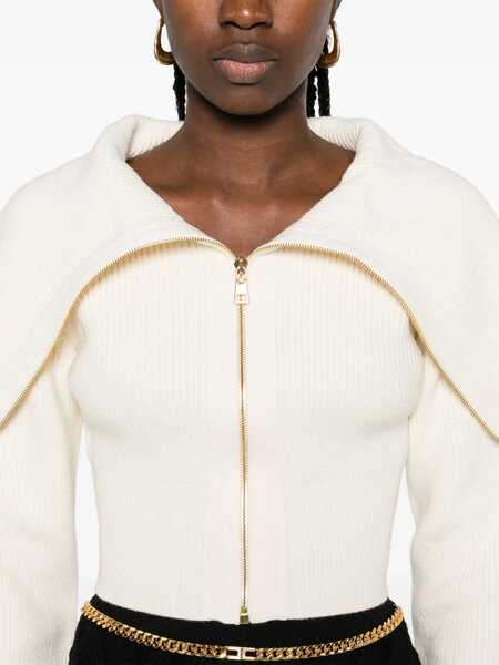 Pulovere Elisabetta Franchi WOMENS KNITTED SWEATER White Femei (BM 18671910) 5