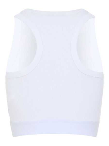 Bluze Givenchy Cropped tank top with logo White Femei (BM 18672144) 2