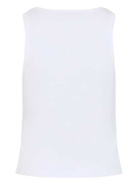 Bluze Givenchy Cotton tank top with logo White Femei (BM 18672177) 2