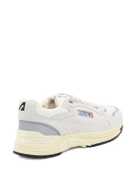 Sneakers AUTRY HYPERWAY LOW MAN SUEDE/MESH WHT/SILV White Barbati (BM 18672213) 3