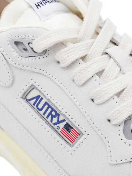Sneakers AUTRY HYPERWAY LOW MAN SUEDE/MESH WHT/SILV White Barbati (BM 18672213) 4