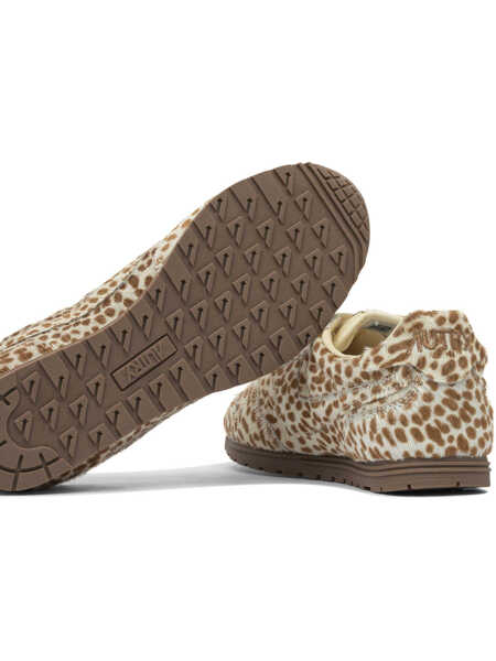 Sneakers AUTRY WINDSPIN LOW WOM PONY/NYLON ANIM/IVORY Beige Femei (BM 18672237) 5