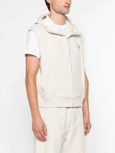 Bluze de trening Fendi Hooded Vest NATURAL MELANGE Barbati (BM 18672265) 3