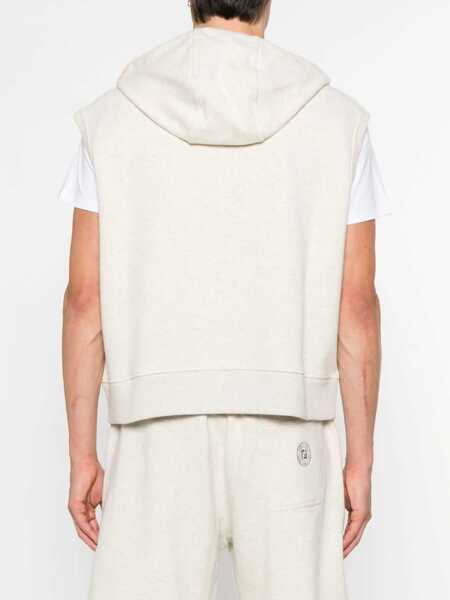 Bluze de trening Fendi Hooded Vest NATURAL MELANGE Barbati (BM 18672265) 4