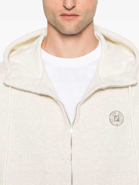 Bluze de trening Fendi Hooded Vest NATURAL MELANGE Barbati (BM 18672265) 5
