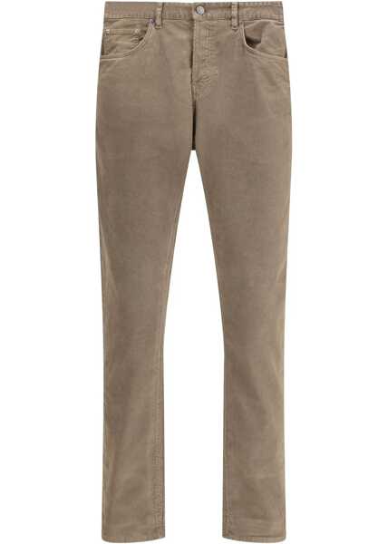 Pantaloni casual PT TORINO Corduroy design Pants FANGO Barbati (BM 18672271) 1