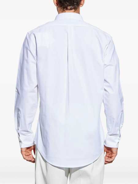 Camasi casual Givenchy Embroidered pocket Shirt WHITE Barbati (BM 18672328) 4