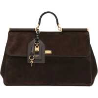 Genti de mana Sicily suede Handbag Femei