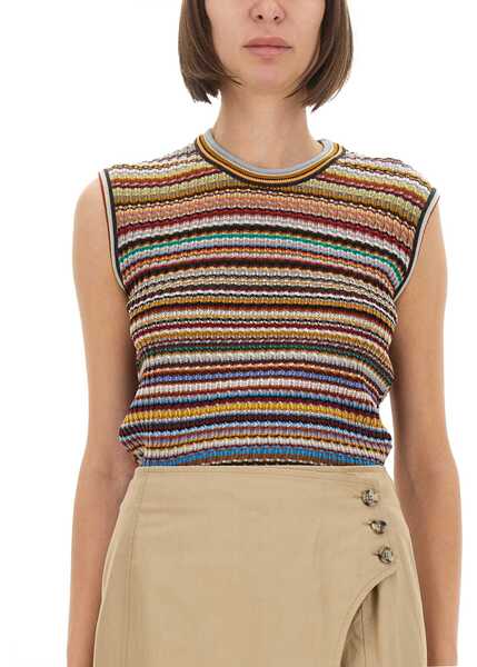 Veste casual Paul Smith Signature Stripe Knit Vest MULTICOLOUR Femei (BM 18672358) 3