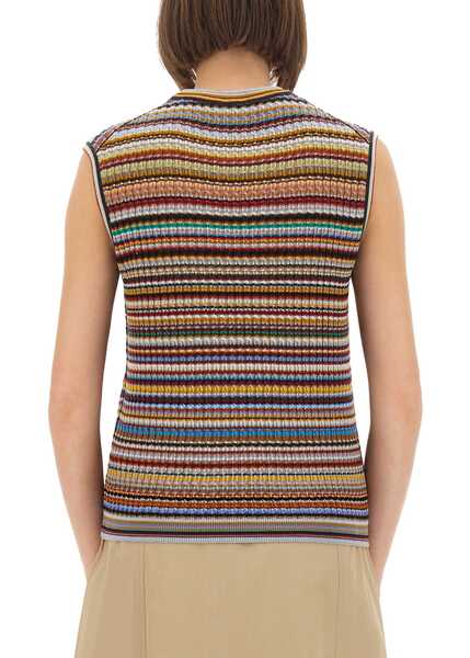 Veste casual Paul Smith Signature Stripe Knit Vest MULTICOLOUR Femei (BM 18672358) 4