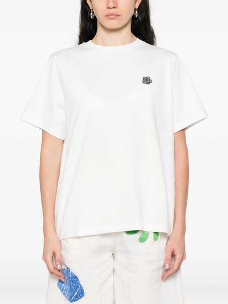 Tricouri Kenzo T-Shirt With Boke Flower Embroidery WHITE Femei (BM 18672364) 3