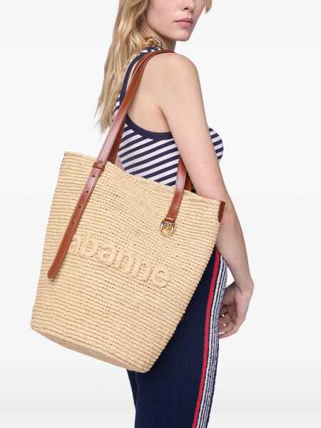 Genti de mana RABANNE Tote Bag BEIGE Femei (BM 18672370) 4