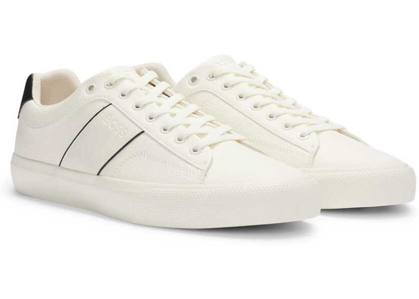 Sneakers Hugo Boss Leather Sneaker WHITE Barbati (BM 18672436) 2