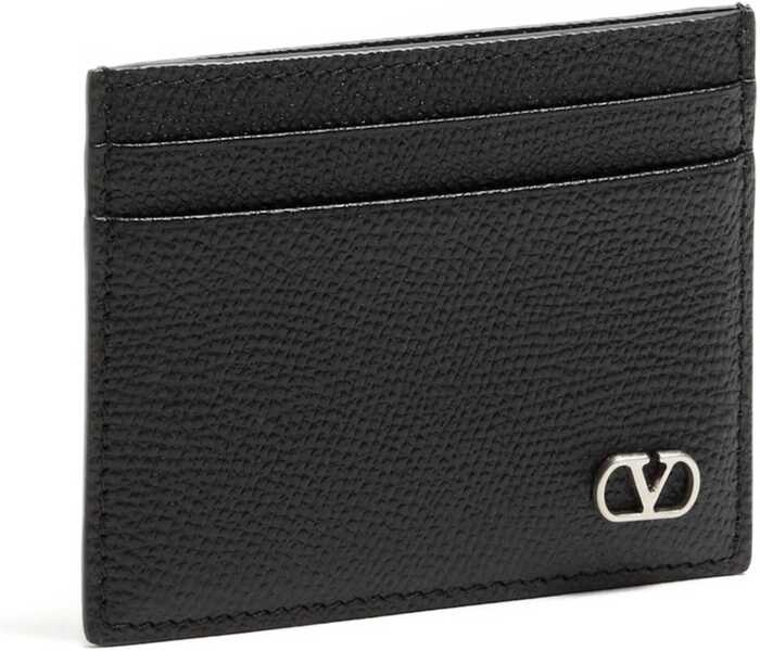 Portofele Valentino Garavani Vlogo Signature Card Holder BLACK Barbati (BM 18672466) 3