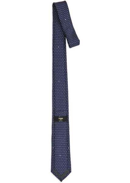 Cravate Fendi Silk Tie BLUE Barbati (BM 18672604) 2