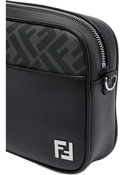 Genti tip postas Fendi Camera Case Squared Ff Bag BLACK Barbati (BM 18672613) 4