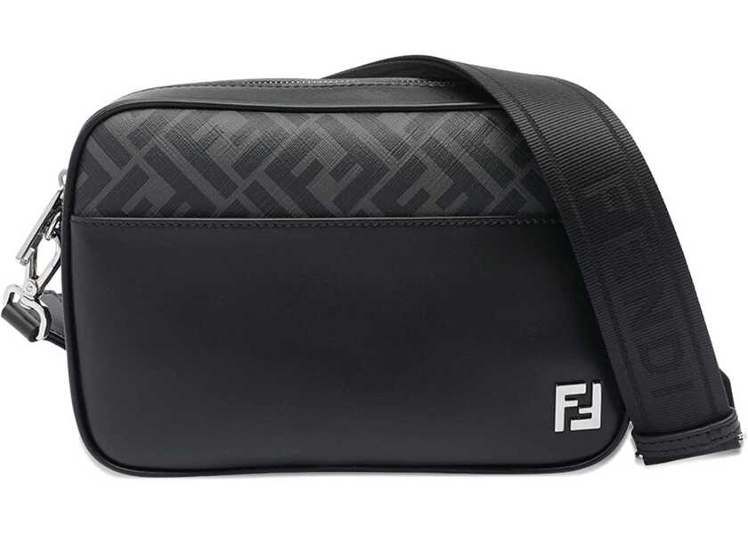 Genti tip postas Fendi Camera Case Squared Ff Bag BLACK Barbati (BM 18672613) 1