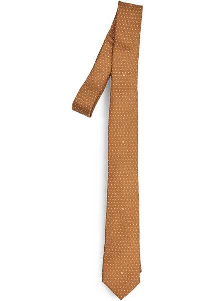 Cravate Fendi Brown Silk Tie YELLOW Barbati (BM 18672619) 1