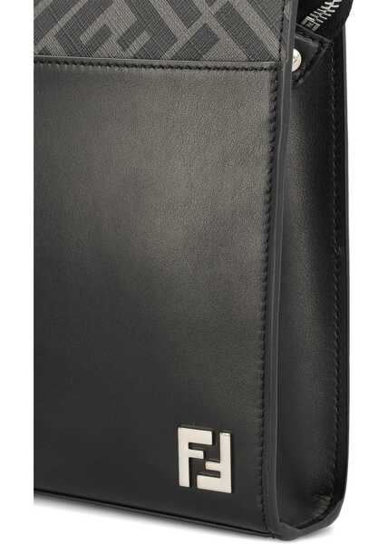 Borsete Fendi Squared Ff Cllutch BLACK Barbati (BM 18672631) 4