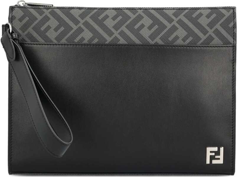 Borsete Fendi Squared Ff Cllutch BLACK Barbati (BM 18672631) 1