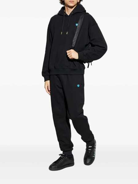 Pulovere Versace Versace Medusa Patch Hoodie Black Barbati (BM 18673047) 2